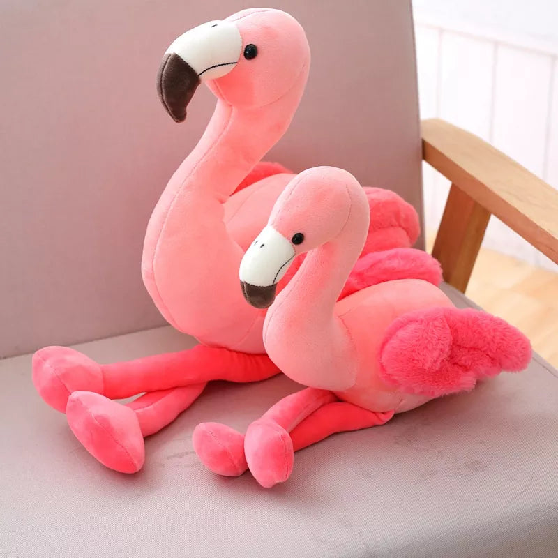 pink flamingo stuffed toy