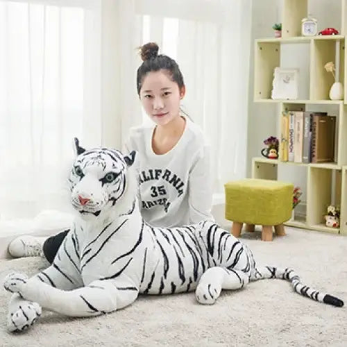 White Tiger Stuffed Animal - 19.7