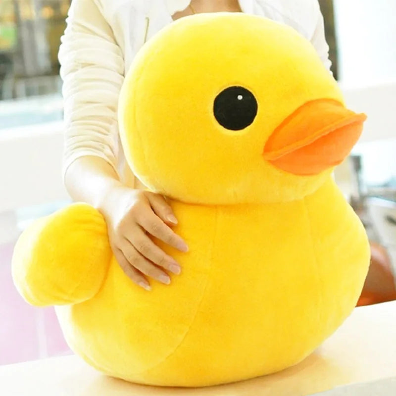 big yellow duck stuffed animal