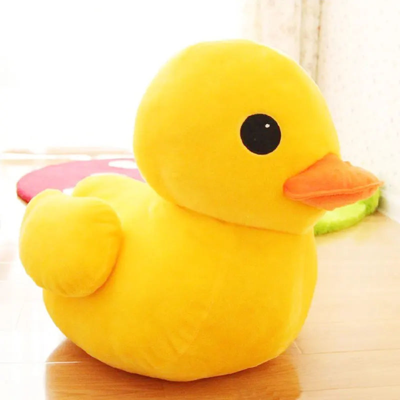 big yellow duck stuffed animal