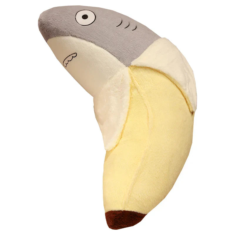 banana shark plush