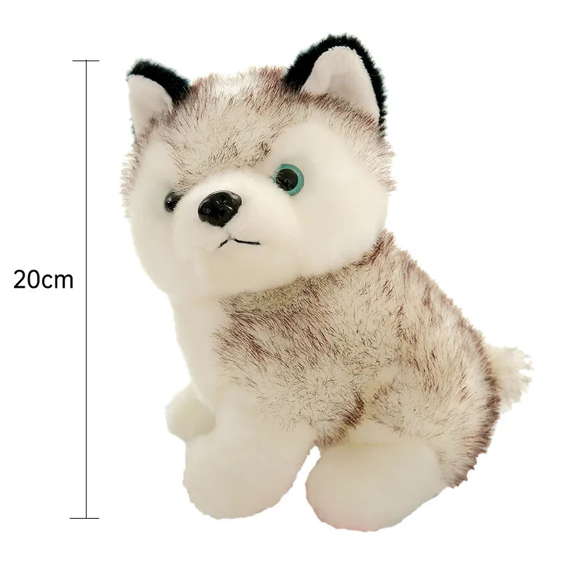 Little husky dog plush